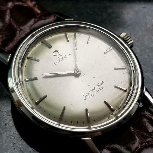 OMEGA Men's Seamaster DeVille Hand-Wind Dress Watch c1960s Swiss Vintage