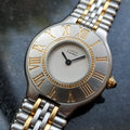 CARTIER Ladies Must 21 Cartier 18K Gold & SS Quartz, c.1990s Swiss Luxury