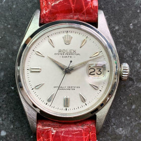 ROLEX Men's Oyster Perpetual Date 6534 Automatic, c.1957 Swiss Vintage