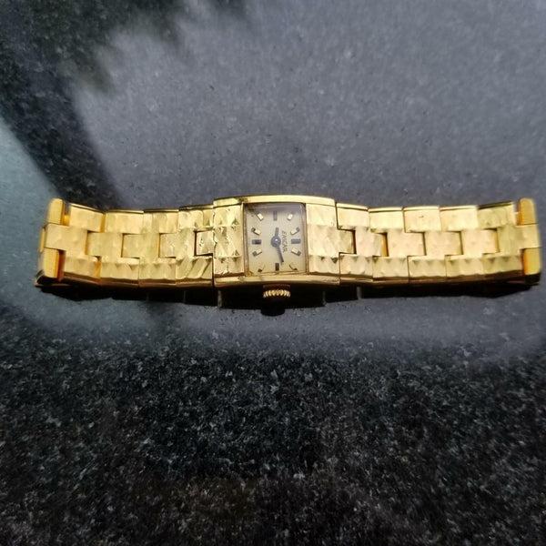 ENICAR Ladies Gold-Plated Cocktail Dress Watch c.1960s Vintage Swiss Luxury