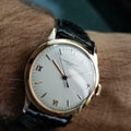 VACHERON CONSTANTIN Men's 18k Rose Gold Geneve Dress Watch, c.1947 Swiss