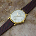 Wittnauer Swiss Made Mens 1960s Manual 14k Gold Men's Luxury Dress Watch