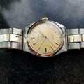 Rolex Oyster Perpetual 6564 Vintage 1956 14k & SS 33mm Mens Swiss Watch