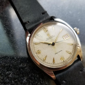 ROLEX Men's Oysterdate Percision 6094 Hand-wind, Rare Red Date c.1953