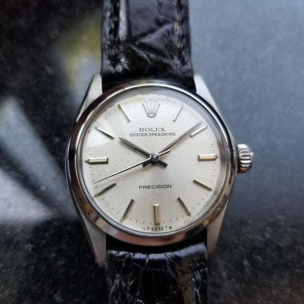 ROLEX Men's Midsize Oyster Speedking Precision 6430 Hand-Wind c.1970 Swiss