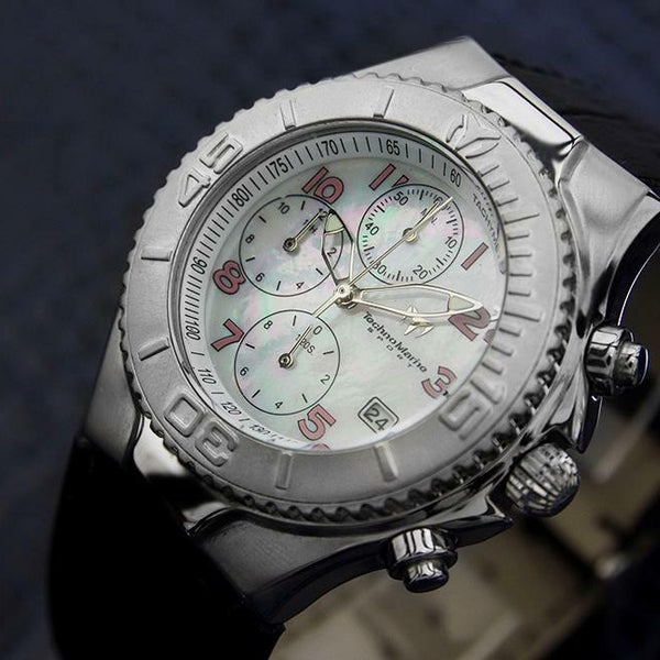 Technomarine Sport Chronograph Men's Quartz Watch With Mother of Pearl Dial