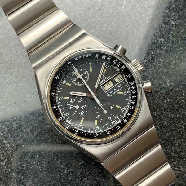 OMEGA Men's Speedmaster Mark IV Day Date Automatic Chronograph 40mm c1970s