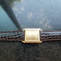 PATEK PHILIPPE Men's 18K Gold Gondolo 3491/2 Hand-Wind c.1970s Swiss Luxe