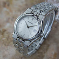 Bucherer Swiss Made Ladies Stainless Steel Luxury Quartz c 2000 Dress Watch