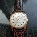 LONGINES Men's 18K Rose Gold Conquest 9041 Automatic w/Date c.1960s Swiss