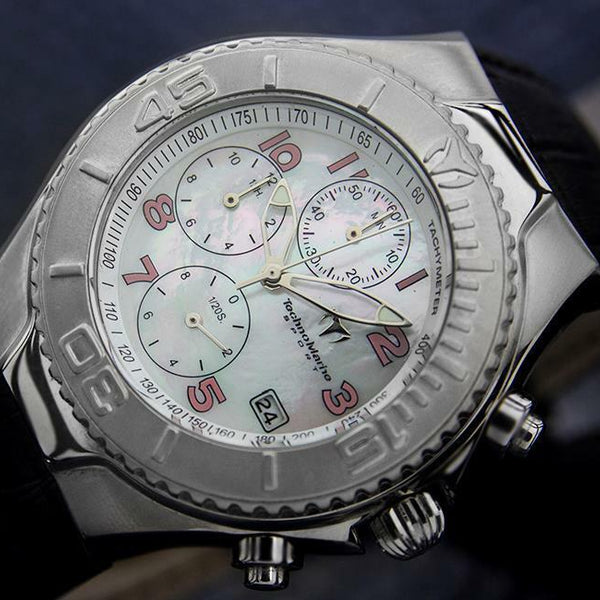 Technomarine Sport Chronograph Men's Quartz Watch With Mother of Pearl Dial