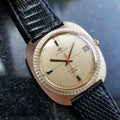 MOVADO Men's Solid 14K Gold Kingmatic HS360 Automatic w/Date c.1960s Swiss