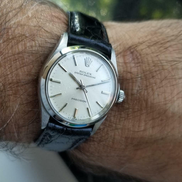 ROLEX Men's Midsize Oyster Speedking Precision 6430 Hand-Wind c.1970 Swiss