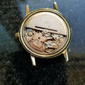 Omega Vintage Geneve Automatic 1960s 9k Solid Gold Mens Watch on Croc