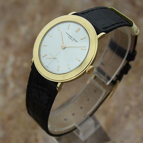 Audemars Piguet Solid 18k Gold Swiss Mens Manual Wind 1970s Luxury Watch