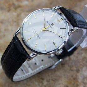 Seiko Laurel 1960s Manual Made in Japan 33mm Vintage Stainless St Mens Watch