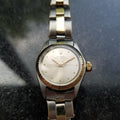 ROLEX Ladies 14K Gold & ss Oyster Perpetual 6804 Automatic, c.1969 Swiss