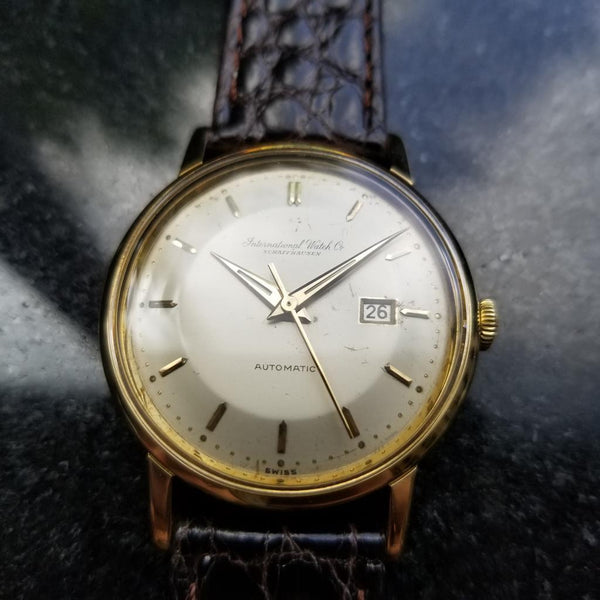 IWC Men's Solid 18K Gold Dress Watch cal.8531, Rare Swiss Luxury c.1960s