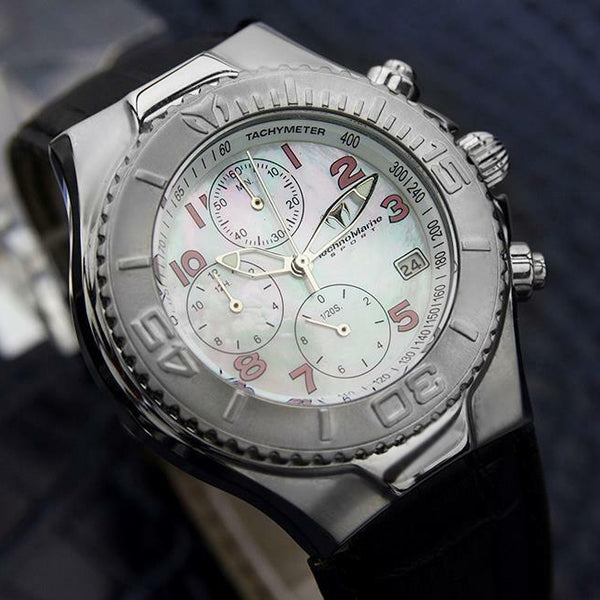 Technomarine Sport Chronograph Men's Quartz Watch With Mother of Pearl Dial