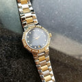 BAUME & MERCIER Ladies Riviera 18K Gold & DIamond Dress Watch c.1980s