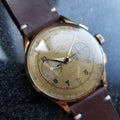 CHRONOGRAPHE SUISSE Men's 18K Solid Gold cal.257 Chronograph 38mm, c.1950s