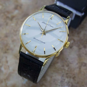 Seiko Crown 1960 Vintage Manual Japanese Gold Plated Collectible Watch