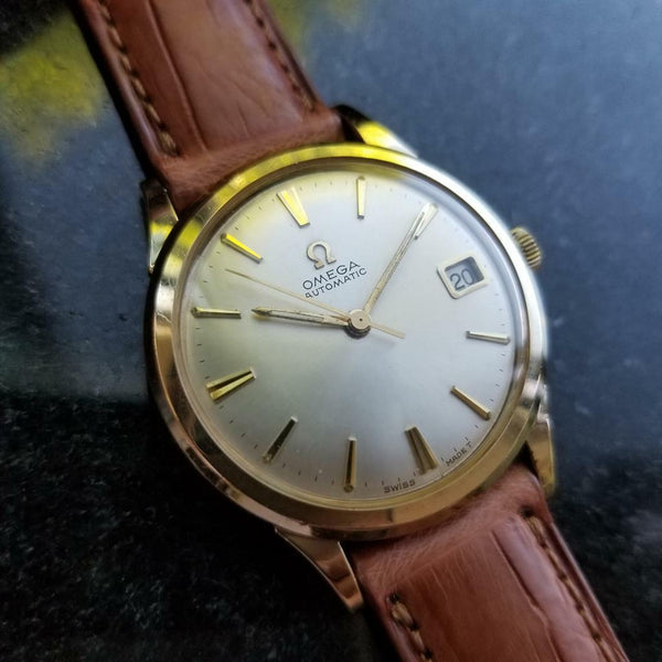 OMEGA Men's 10K Gold-Capped cal.560 Automatic w/Date c.1960s Swiss Vintage