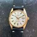 ROLEX Men's 14K Gold Oyster Date 1503 Automatic, c.1978 Swiss Vintage