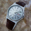 Seiko Alba Rare 1980s Mens Stainless Steel Made in Japan Quartz Watch