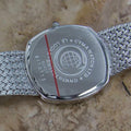 Cyma Swiss Made Unisex 1980s Quartz Luxury Stainless Steel 30mm Dress Watch