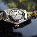 ROLEX Ladies 14K Gold & ss Oyster Perpetual 6804 Automatic, c.1969 Swiss