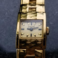 ENICAR Ladies Gold-Plated Cocktail Dress Watch c.1960s Vintage Swiss Luxury