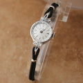 Tradition 14K White Gold Diamond 15mm Ladies Hand Wind 1950s Dress Watch