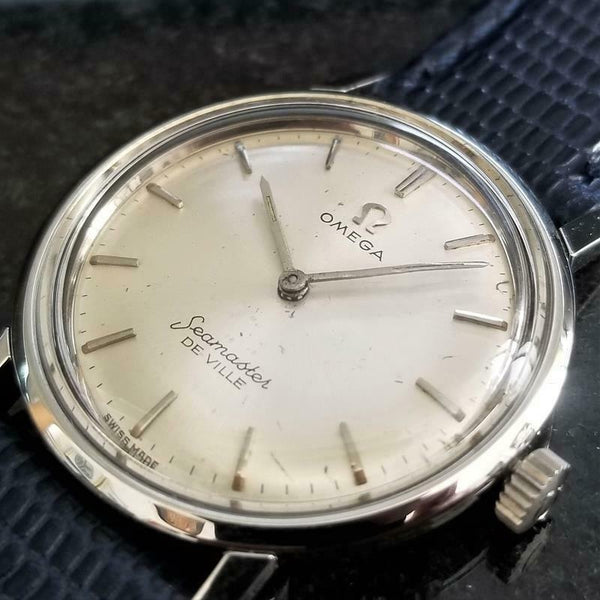 OMEGA Swiss Vintage Men's Seamaster DeVille Hand-Wind Dress Watch c1965