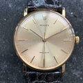 ROLEX Rare Men's 18k Gold Precision 9659 Hand-Wind, c.1950s Swiss Vintage