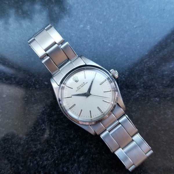 ROLEX  Oyster Perpetual 6548 all-stainless steel automatic, c.1958