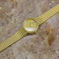 Elgin Swiss Made Ladies Gold Plated Luxurious 22mm Quartz Dress Watch