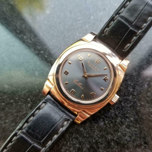 ROLEX 18K Rose Gold Ladies Cellini Cestello ref. 5310 c.1999 Swiss Luxury