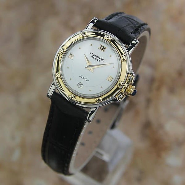 Raymond Weil Geneve Parsifal Ladies Dress Watch 27mm 18k gold plated c2000