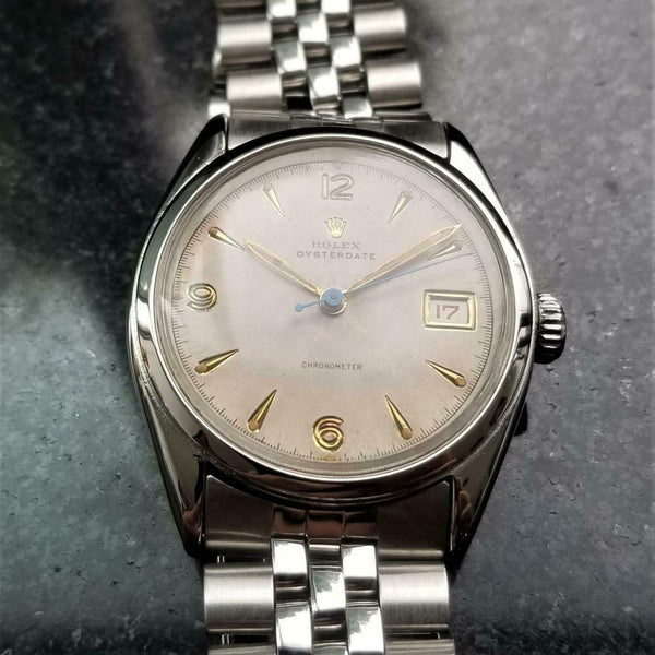 ROLEX Men's Oysterdate Chronometer 6094 Automatic, c.1935 Swiss Vintage