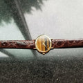 PIAGET Ladies Classique 18K Gold Tiger's Eye ref.9802 c.1980s Swiss Luxury