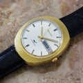 Bulova Mens Midsized Automatic Gold Plated Swiss 1968 Classic Dress Watch