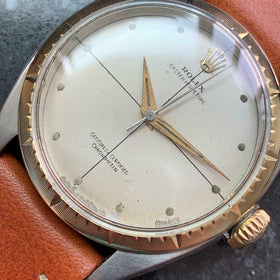 ROLEX Men's ref.6582 "Zephyr" Automatic Gold & ss, c.1958 Swiss Vintage