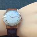 OMEGA Men's 18kt Rose Gold cal.491 Automatic Dress Watch, c.1950s Swiss