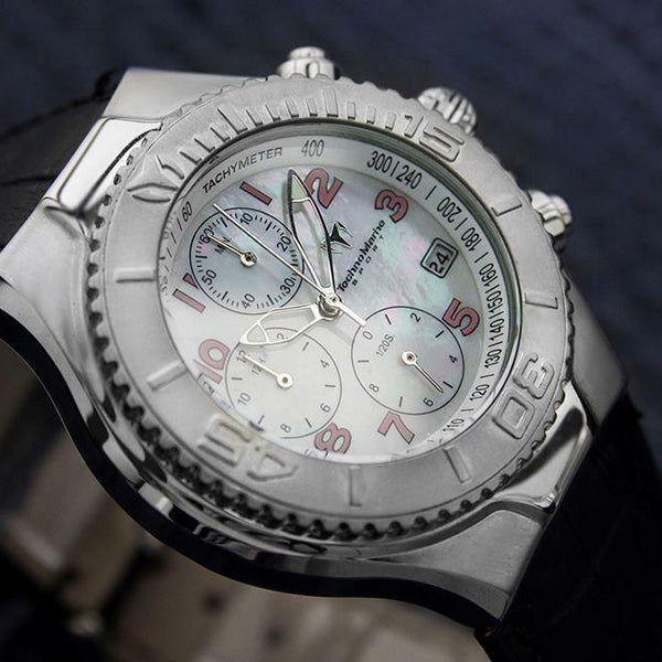 Technomarine Sport Chronograph Men's Quartz Watch With Mother of Pearl Dial