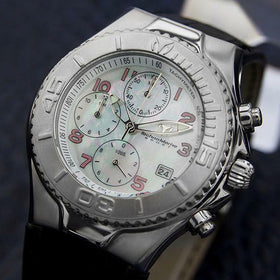 Technomarine Sport Chronograph Men's Quartz Watch With Mother of Pearl Dial