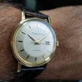 IWC Men's Solid 18K Gold Dress Watch cal.8531, Rare Swiss Luxury c.1960s