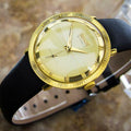 Precimax Swiss Made Gold Plated Manual Dress Watch For Men Circa 1960s