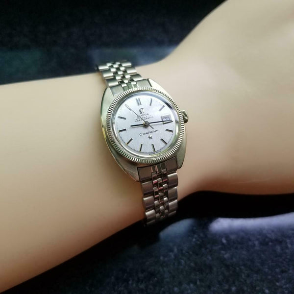 OMEGA Ladies Constellation cal.582 Automatic w/Date, c.1968 Swiss Luxury