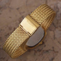 Elgin Swiss Made 1980s Mens Luxury Gold Plated Men's Quartz Dress Watch